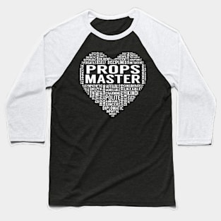 Props Master Heart Baseball T-Shirt